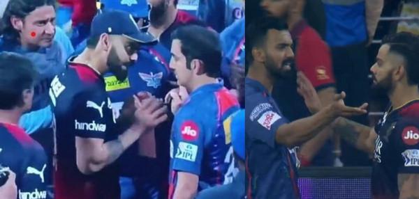 খেলা বাদ দিয়ে মাঠের মধ্যে কহিলি-গম্ভীরের তুমুল ঝগড়া, দেখুন ভিডিও সহ