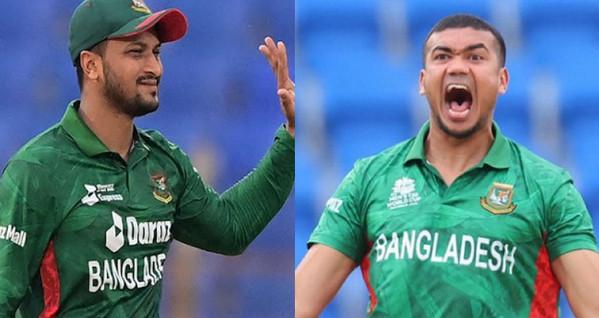 হঠাৎ করে আইসিসি থেকে বড় সুখবর পেলনে সাকিব-তাসকিন