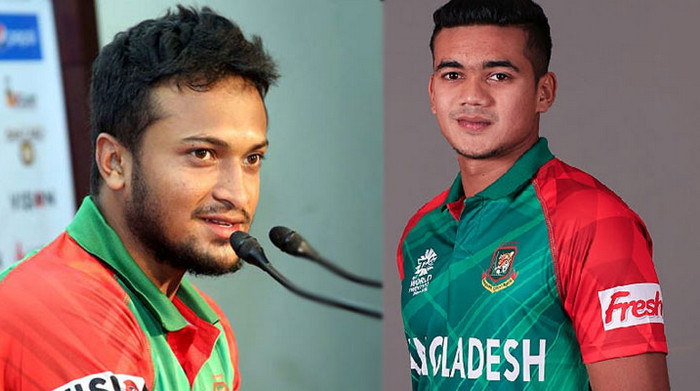 আফ্রিকার বিপক্ষে সাকিব থাকলেও নেই তাসকিন