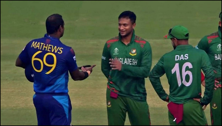 ম্যাথিউসের আউট, সাকিব ভিলেন নাকি নায়ক