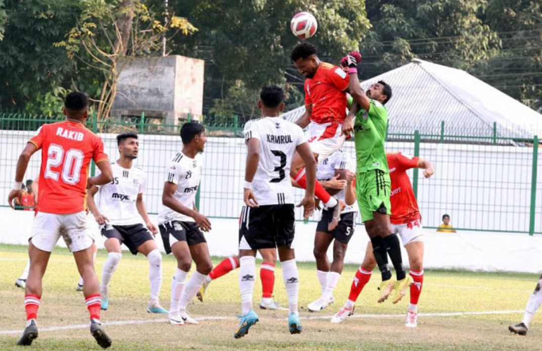 দুই মিনিটে দুই গোল করে বসুন্ধরা কিংস ও মোহামেডানের