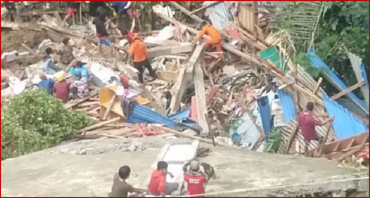 ভয়াবহ ভূমিধসে ১৯ জনের মৃত্যু