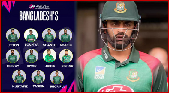 ব্রেকিং নিউজ ; বড় চমক নিয়ে টি-টোয়েন্টি বিশ্বকাপের জন্য নতুন করে বাংলাদেশের ১৫ সদস্যের স্কোয়াড ঘোষণা