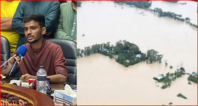 বন্যা পরিস্থিতি নিয়ে ভারতকে হু'ম'কি দিয়ে যা বললেন ক্রীড়া উপদেষ্টা