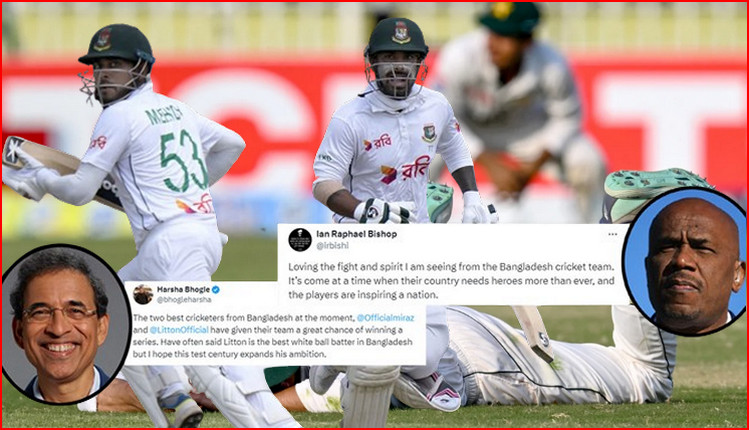 লিটন-মিরাজকে নিয়ে বিশপ-ভোগলের অবিশ্বাস্য পোস্ট, ক্রিকেট বিশ্বে আলোচনার তোড়পার