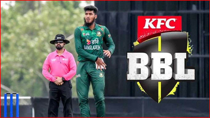 কোটি টাকায় দল পেলেও বিগ ব্যাশে খেলা হচ্ছে না রিশাদ হোসেনের