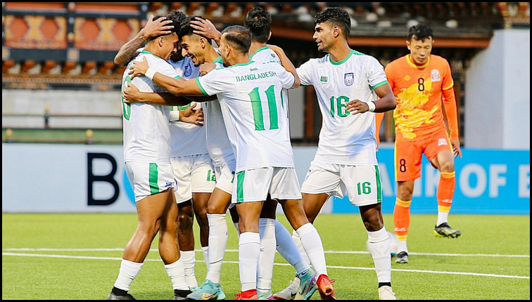 চরম উত্তেজনায় শেষ হল বাংলাদেশ ভুটান হাইভোল্টেজ ম্যাচ, দেখে নিন ফলাফল