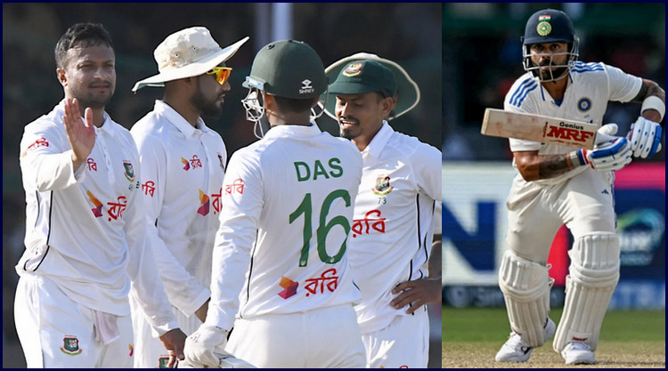 মাত্র ২৮ ওভারে বাংলাদেশকে ছাড়িয়ে ভারতের বিশাল লিড