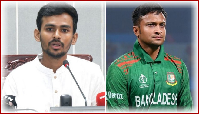 বিদায়ী টেস্টে সাকিবের দেশে ফেরার আগে যা বললেন ক্রীয়া উপদেষ্টা আসিফ মাহামুদ