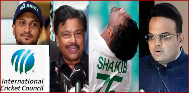 সাকিব ইস্যুতে বিশাল বিপদে বিসিবি, আইসিসির কঠিন নিয়ম, নিষিদ্ধের মুখে বিসিবি