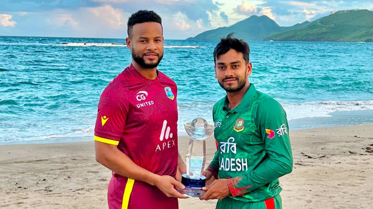 ওয়েস্ট ইন্ডিজের বিপক্ষে প্রথম টস জিতল বাংলাদেশ, দেখে নিন একাদশ