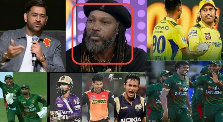 গেইলের প্রশ্ন আমাদের ৬ জন IPL খেলেও বাংলাদেশের কাছে সিরিজ হারলাম, জবাবে ধোনির এ কেমম উত্তর!