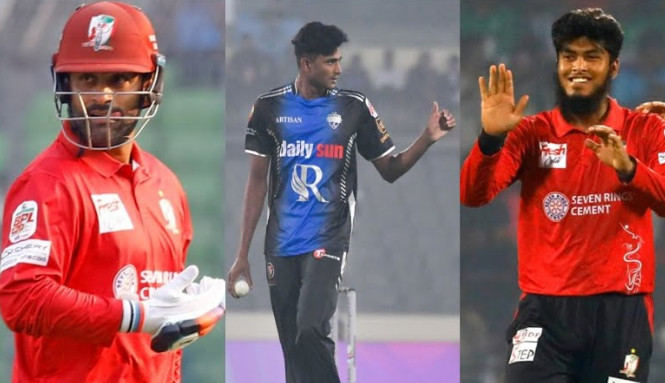 নাহিদের গতির সামনে তামিম-রিয়াদরা, রংপুর-বরিশাল ম্যাচে ফাইনালের উত্তাপ