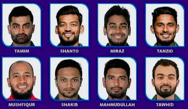 চ্যাম্পিয়ন্স ট্রফির জন্য বাংলাদেশের ১৫ সদস্যের স্কোয়াড ঘোষণা