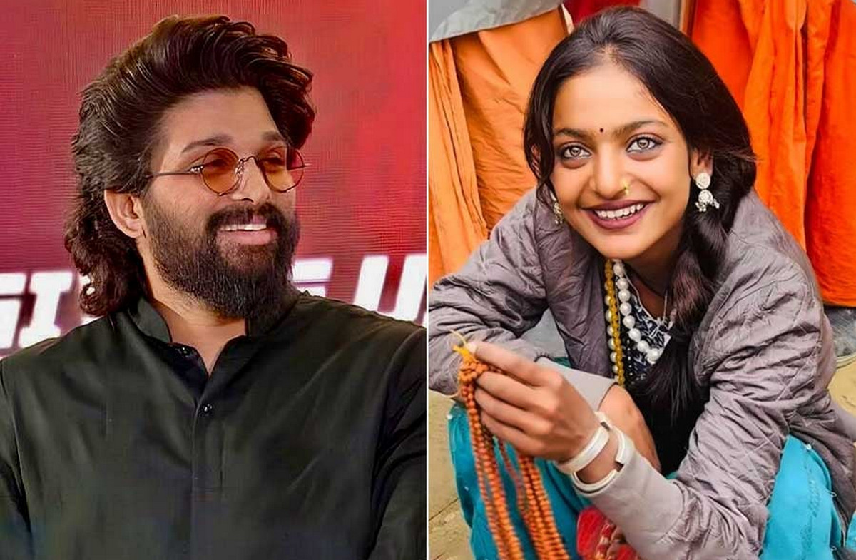 রাস্তায় ফুলের মালা বিক্রেতা থেকে আল্লু অর্জুনের সিনেমার নায়িকা মোনালিসা