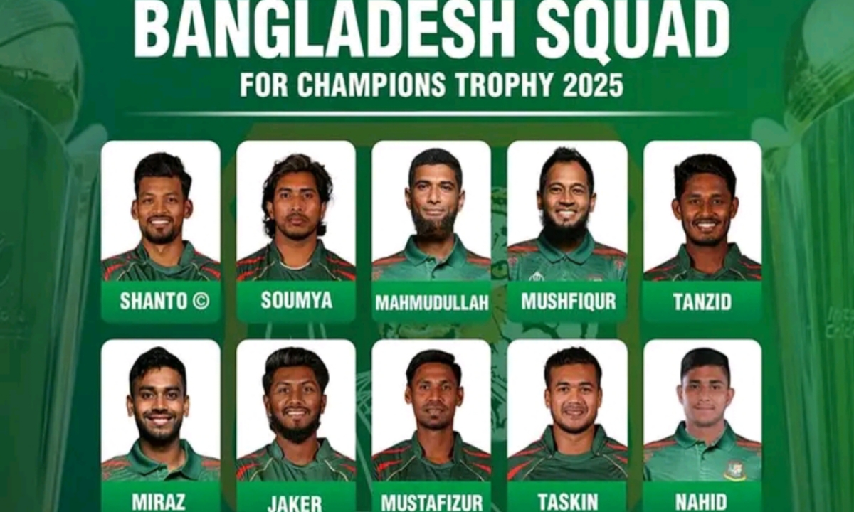 বিপিএল শেষে বাংলাদেশের চ্যাম্পিয়ন্স ট্রফির স্কোয়াডে ২ পরিবর্তনের ইঙ্গিত
