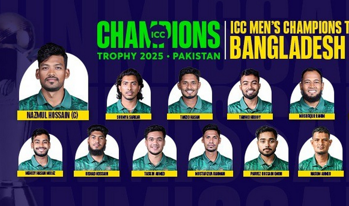 চমক নিয়ে চ্যাম্পিয়ন্স ট্রফি দলে যুক্ত হচ্ছে ৪ ক্রিকেটার