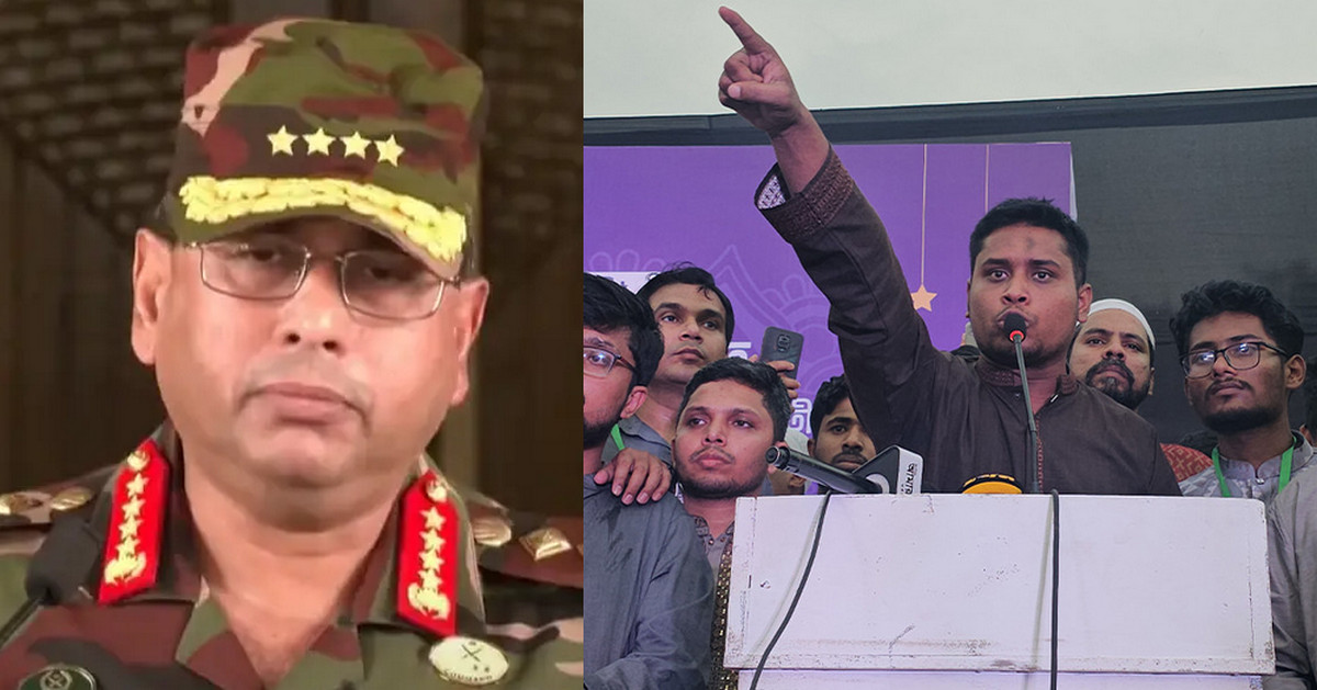 সেনাবাহিনীকে নিয়ে চাঞ্চল্যকর তথ্য ফাঁস করলেন হাসনাত আব্দুল্লাহ