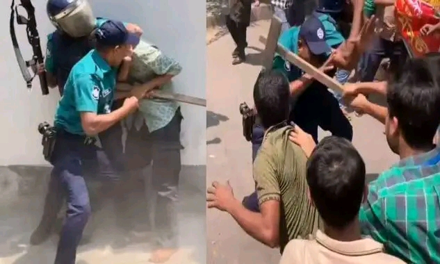 পুলিশের সঙ্গে দফায় দফায় সংঘর্ষ, রণক্ষেত্র প্রেসক্লাব এলাকা