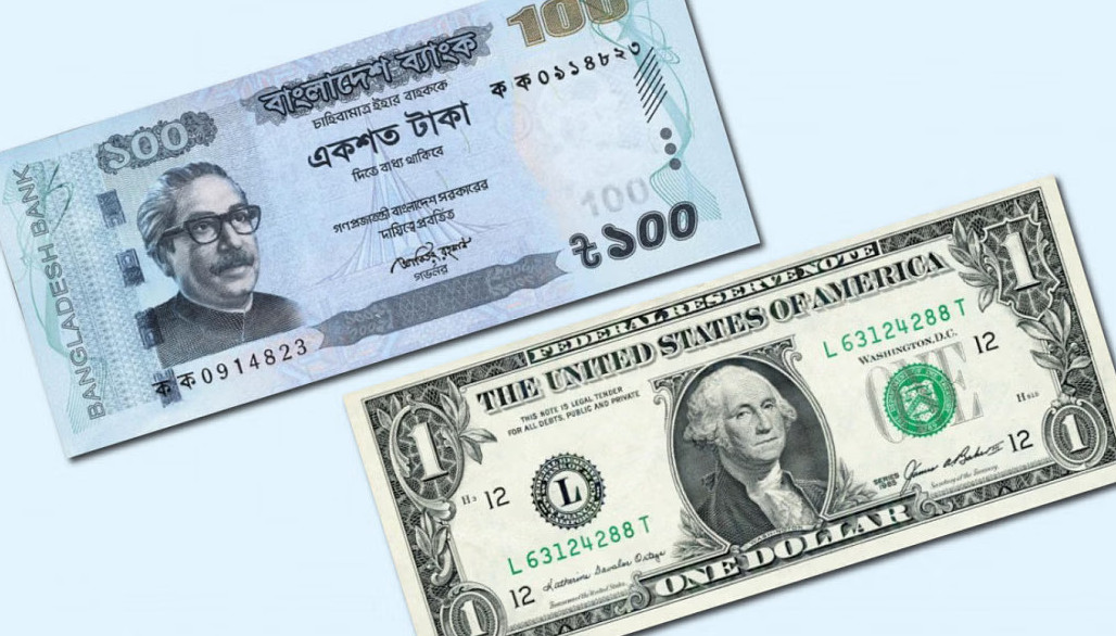 কমে গেল ডলারের বিনিময় হার (১৯ এপ্রিল)