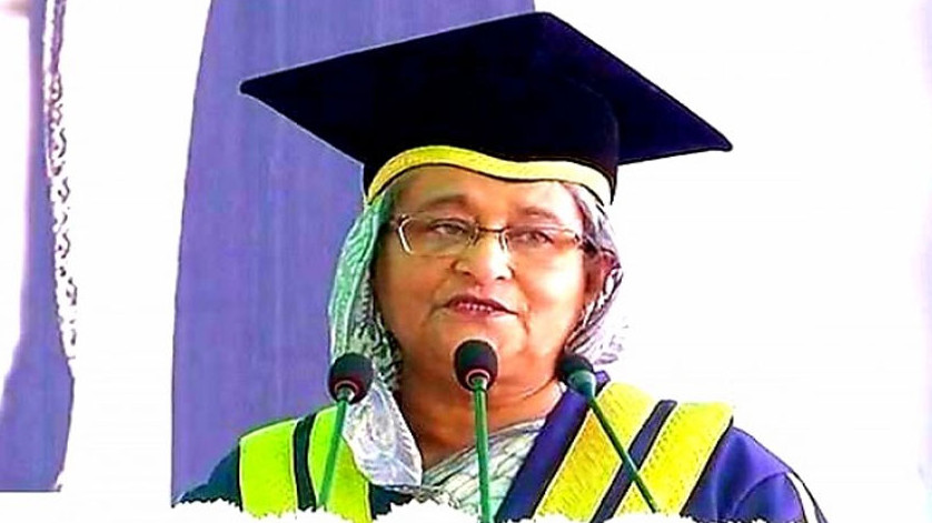 হাসিনার ডক্টরেট ডিগ্রি বাতিল হতে যাচ্ছে
