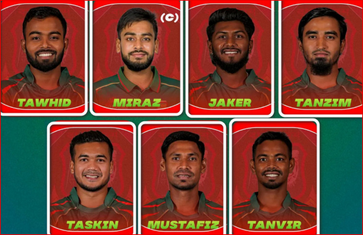 দুই পরিবর্তন নিয়ে দ্বিতীয় ওয়ানডে বাংলাদেশের নতুন একাদশ ঘোষণা
