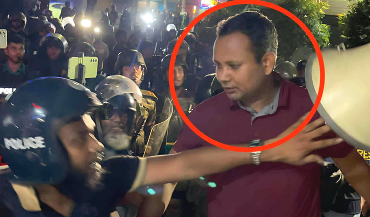 নুরকে পেটানো মেরুন টিশার্ট পরা সেই ব্যক্তির পরিচয় জানা গেল