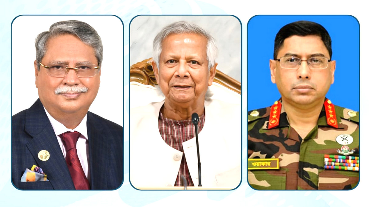 রাষ্ট্রপতি ও প্রধান উপদেষ্টার সঙ্গে সেনাপ্রধানের বৈঠক
