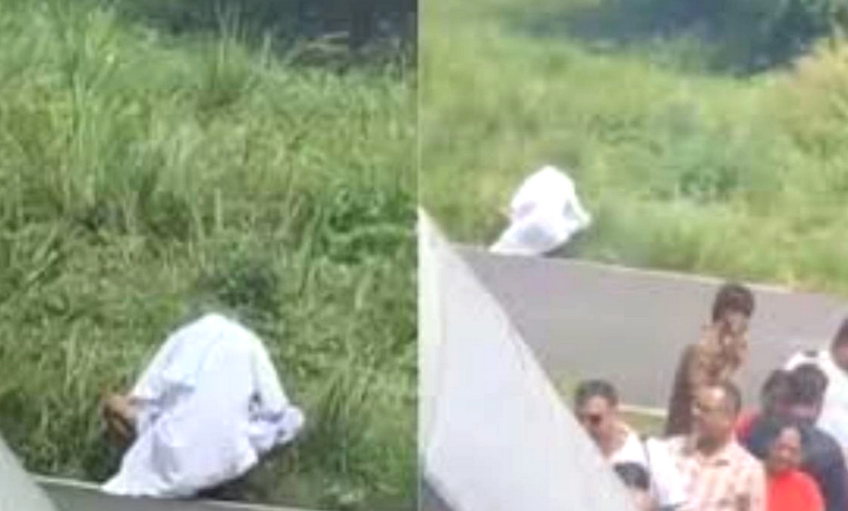 রানওয়েতে প্রস্রাব: ভারতীয় নারীর কাণ্ড ভাইরাল