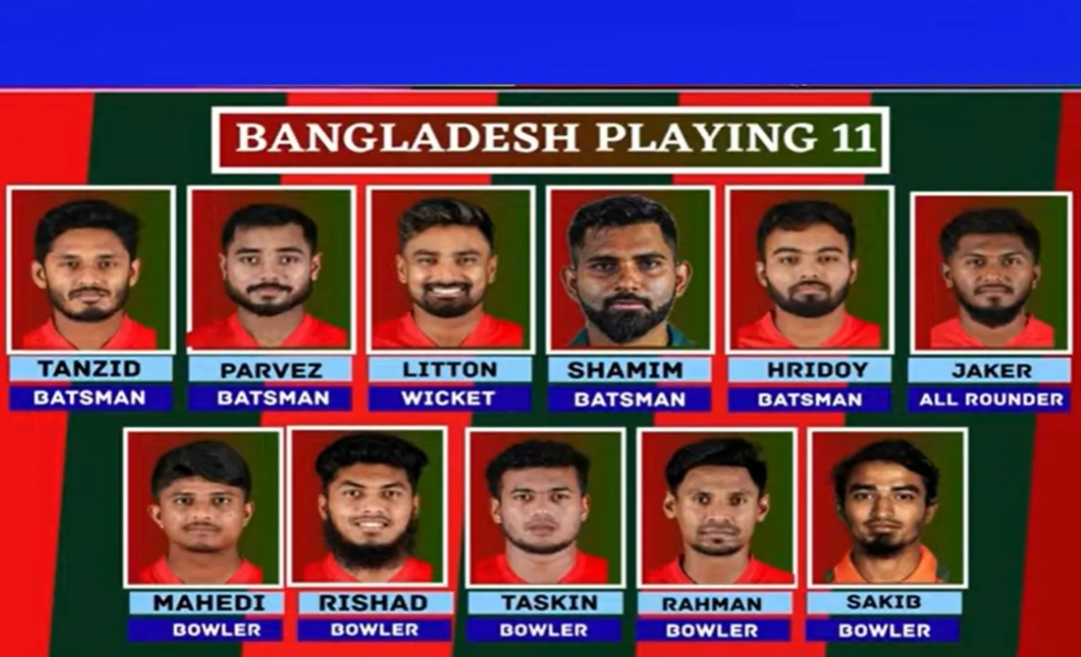 শ্রীলঙ্কার বিপক্ষে এক পরিবর্তন নিয়ে বাংলাদেশের সম্ভাব্য একাদশ