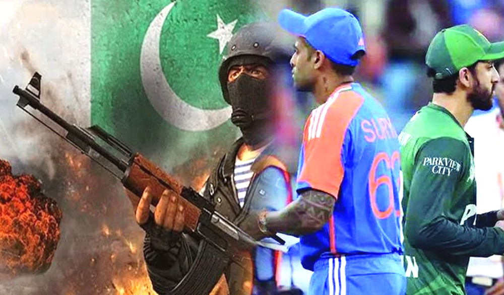 ভারত-পাকিস্তান ম্যাচের আগে সীমান্তে গোলাগুলি