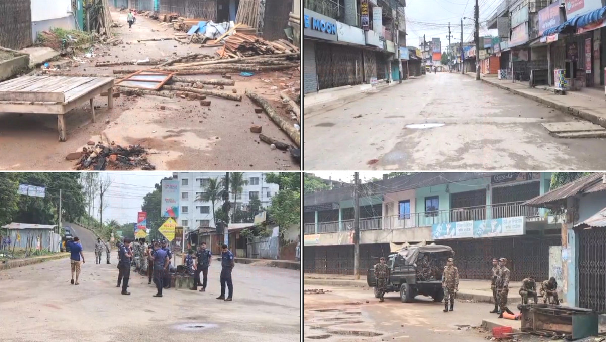 ১৪৪ ধারায় থমথমে খাগড়াছড়ি: চলছে অনির্দিষ্টকালের অবরোধ