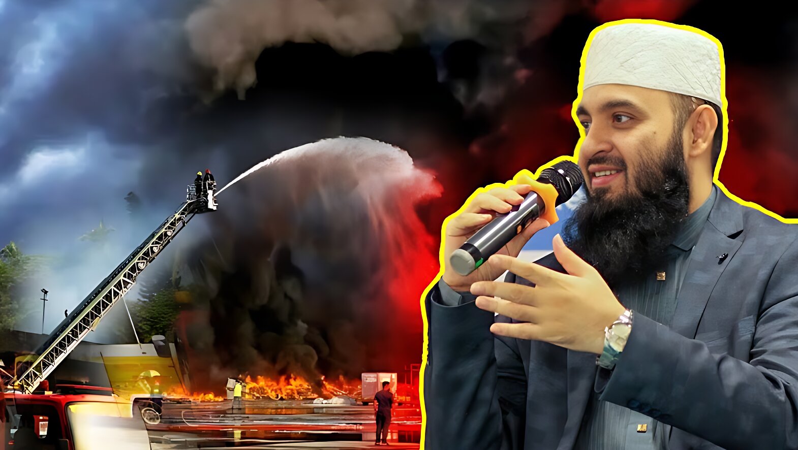 দেশে পরপর তিন ভয়াবহ আগুন, যা বলছেন আজহারি