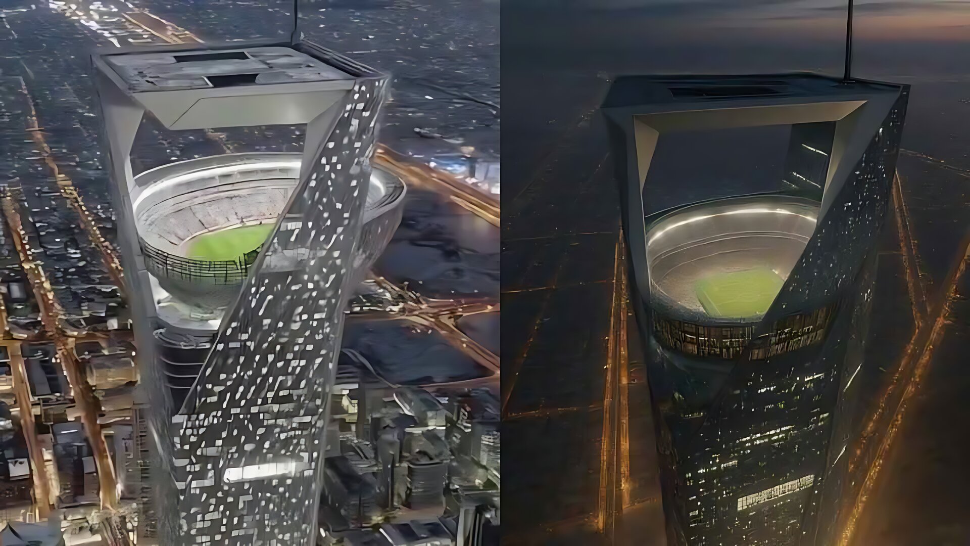 মাটি থেকে ১১৫০ ফুট উঁচুতে স্টেডিয়াম বানাচ্ছে সৌদি আরব