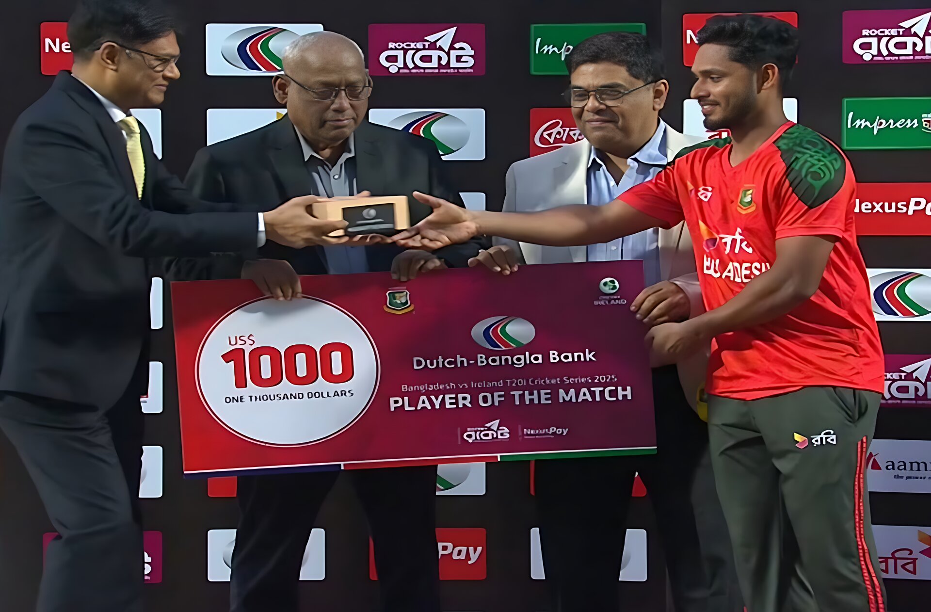 সিরিজ জিতলো বাংলাদেশ, সিরিজ সেরা ও ম্যাচ হলেন যারা