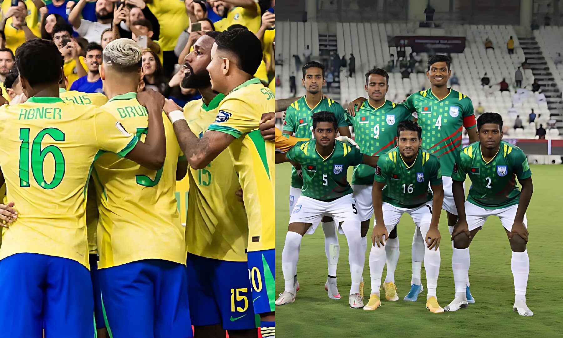 আর মাত্র কিছুক্ষণ পর: ব্রাজিল বনাম বাংলাদেশ, সন্ধ্যা ৭টায় লাইভ দেখুন এখানে