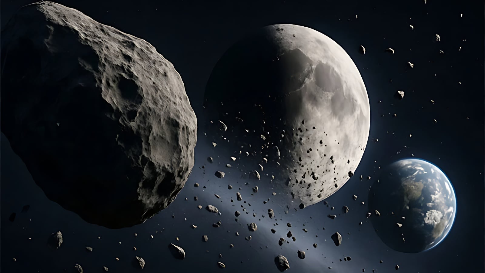 চাঁদে আঘাত হানতে যাচ্ছে বিশাল গ্রহাণু; যা জানা গেল