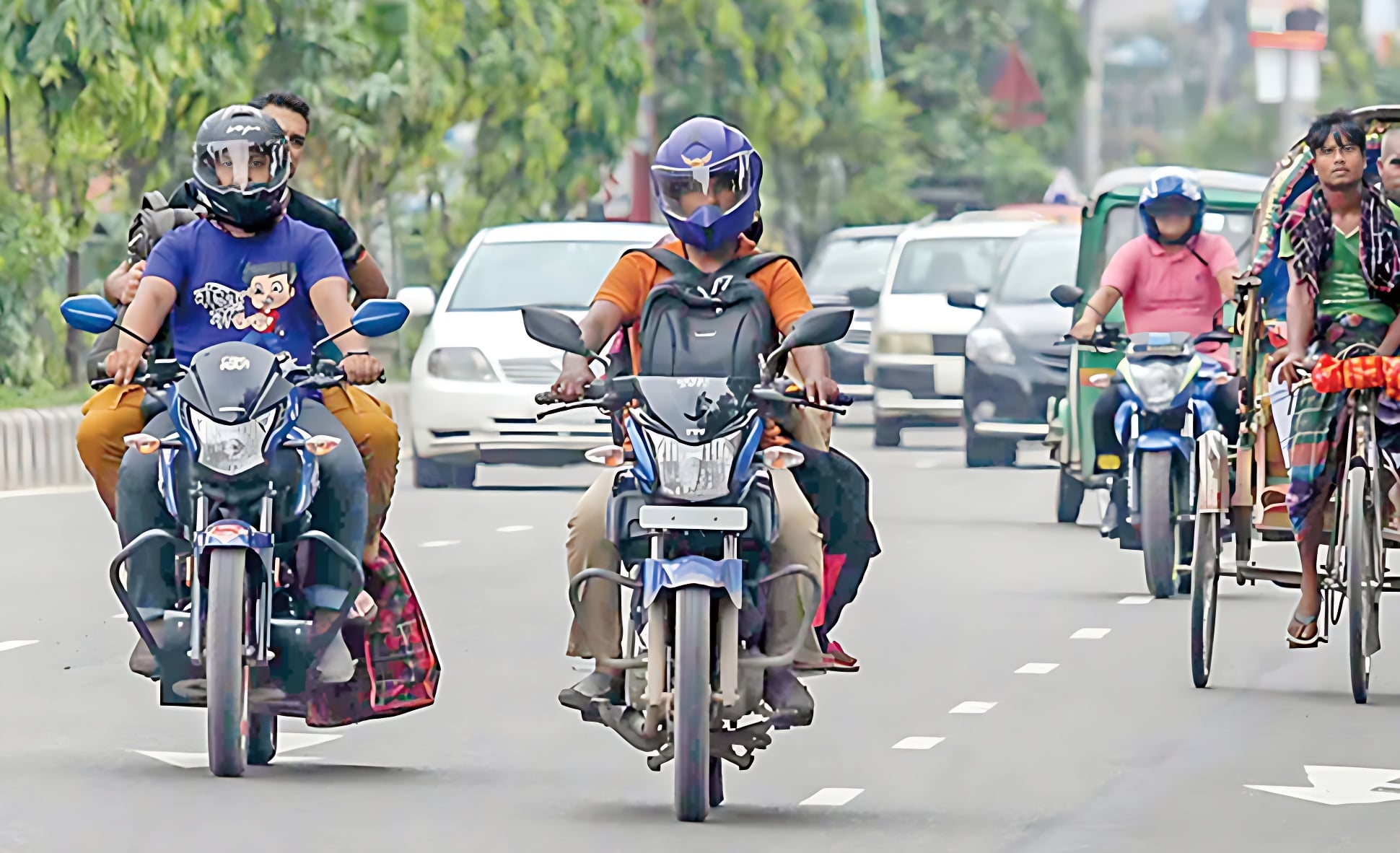 যে দিন থেকে মোটরসাইকেল চলাচল বন্ধ