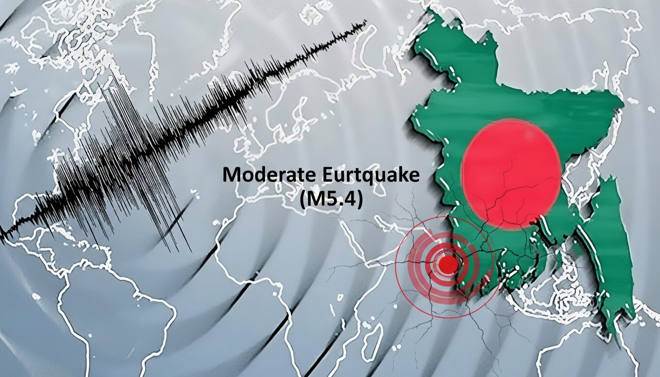 দেশে আবারও ভূমিকম্প; উৎপত্তিস্থল ও মাত্রা কত