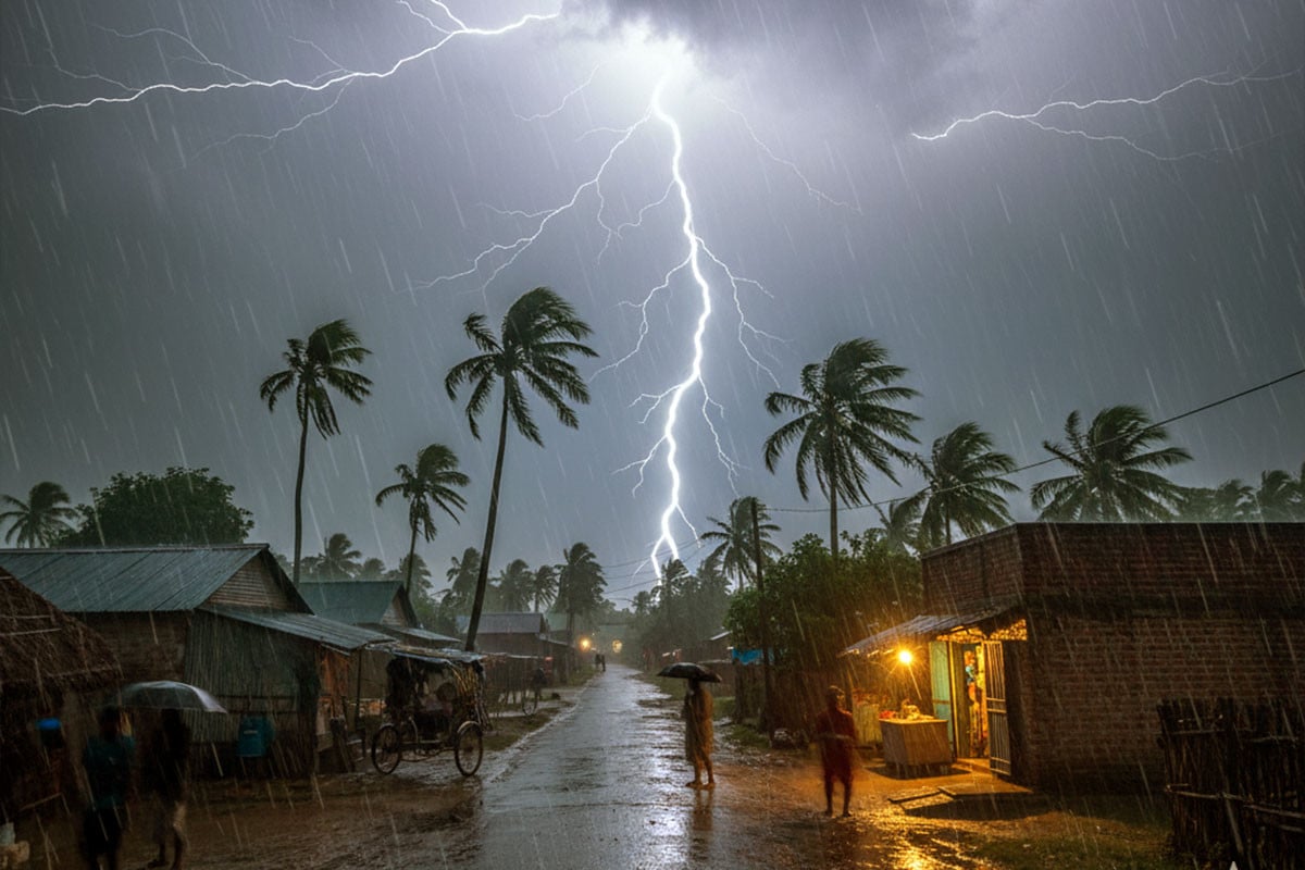 টানা পাঁচ দিন বজ্রসহ বৃষ্টির সম্ভাবনা