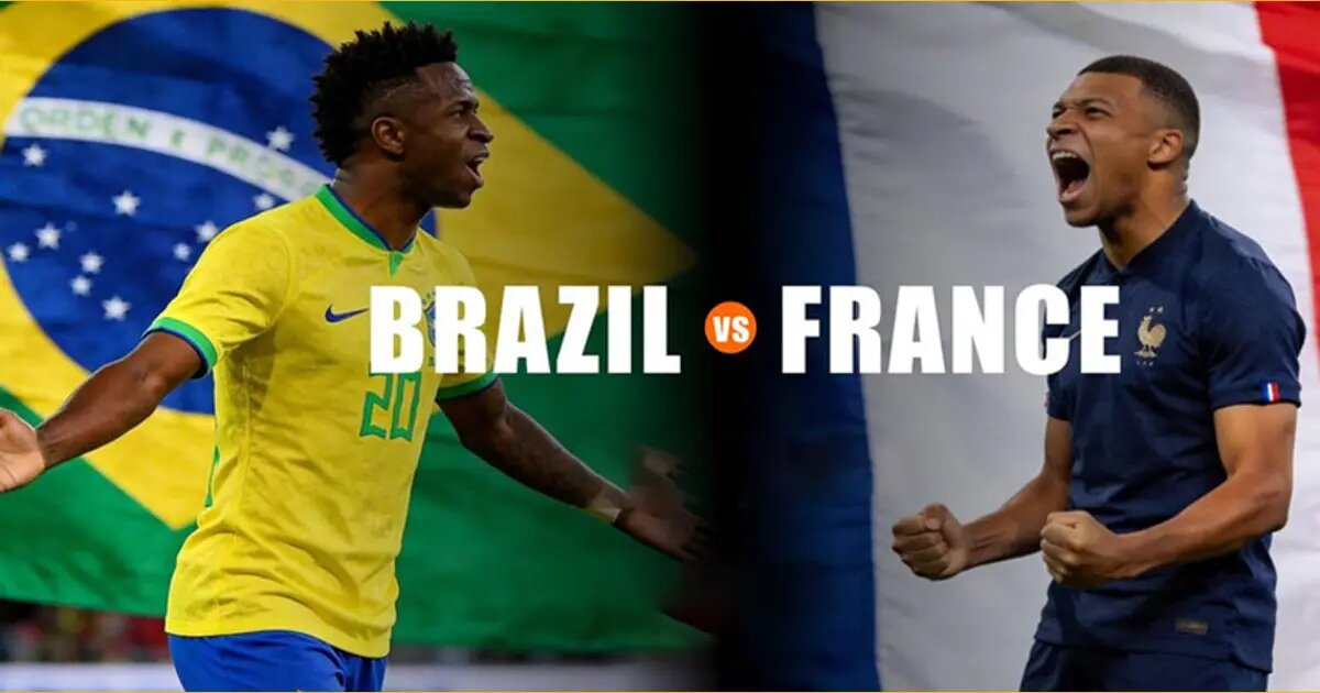 ২০ মিনিটের খেলা শেষ, Brazil vs France ম্যাচ: লাইভ দেখুন এখানে