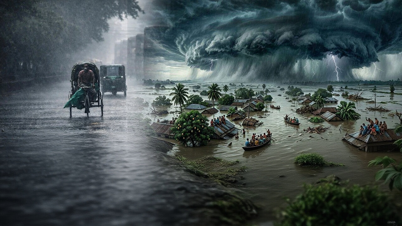 আবারো ধেয়ে আসছে শক্তিশালী বৃষ্টিবলয়, টানা ৯ দিন বজ্রবৃষ্টির শঙ্কা