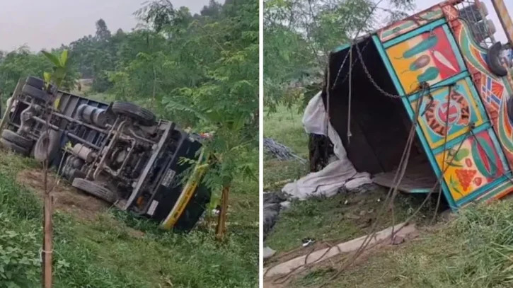 ঈদযাত্রায় মর্মান্তিক দুর্ঘটনা: ঢাকা-টাঙ্গাইল মহাসড়কে ট্রাক উল্টে নিহত ১৫