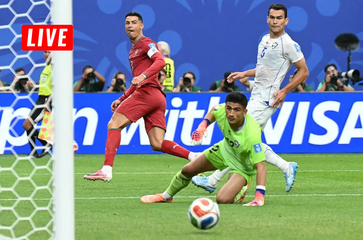 হাফটাইমে রোনালদোর জোড়া গোলে ৩-০ ব্যবধানে এগিয়ে পর্তুগাল (লাইভ দেখুন)