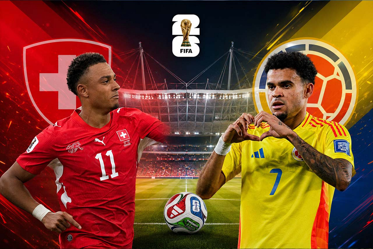 ৯০ মিনিটের খেলা শেষ, কলম্বিয়া বনাম সুইজারল্যান্ড; জানুন ফলাফল