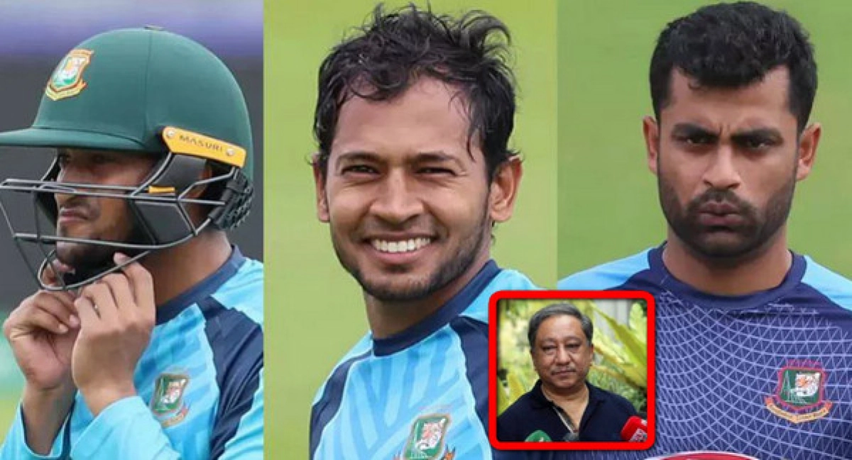 তামিম-সাকিব-মুশফিকের বিকল্প নিয়ে মুখ খুললেন সভাপতি পাপন