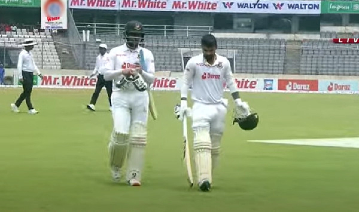 সাকিবের ফিফটিতে লিড নিয়ে লাঞ্চে বাংলাদেশ, লিটনের ২ রানের অপেক্ষা