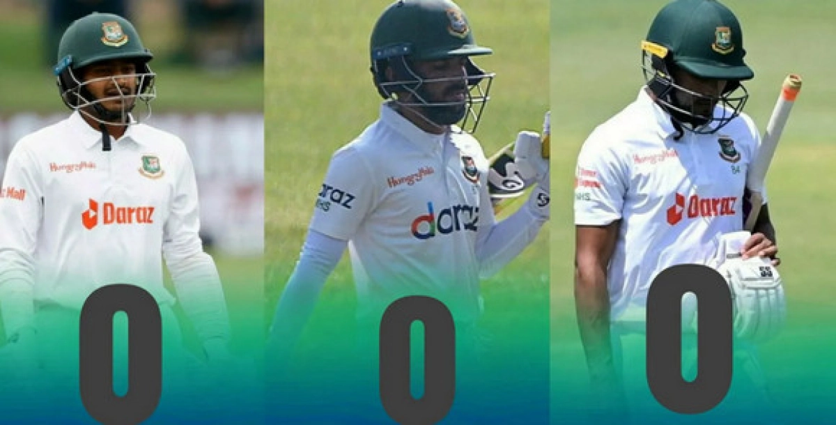 ‘ডাক’ মেরে লজ্জার এক বিশ্ব রেকর্ড গড়ল বাংলাদেশ
