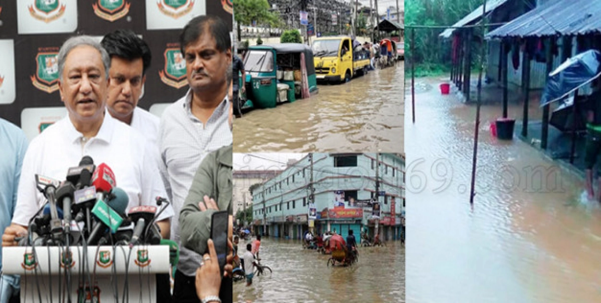 সিলেটে বর্ন্যাতদের পাশে দাঁড়াচ্ছে বাংলাদেশ ক্রিকেট বোর্ড