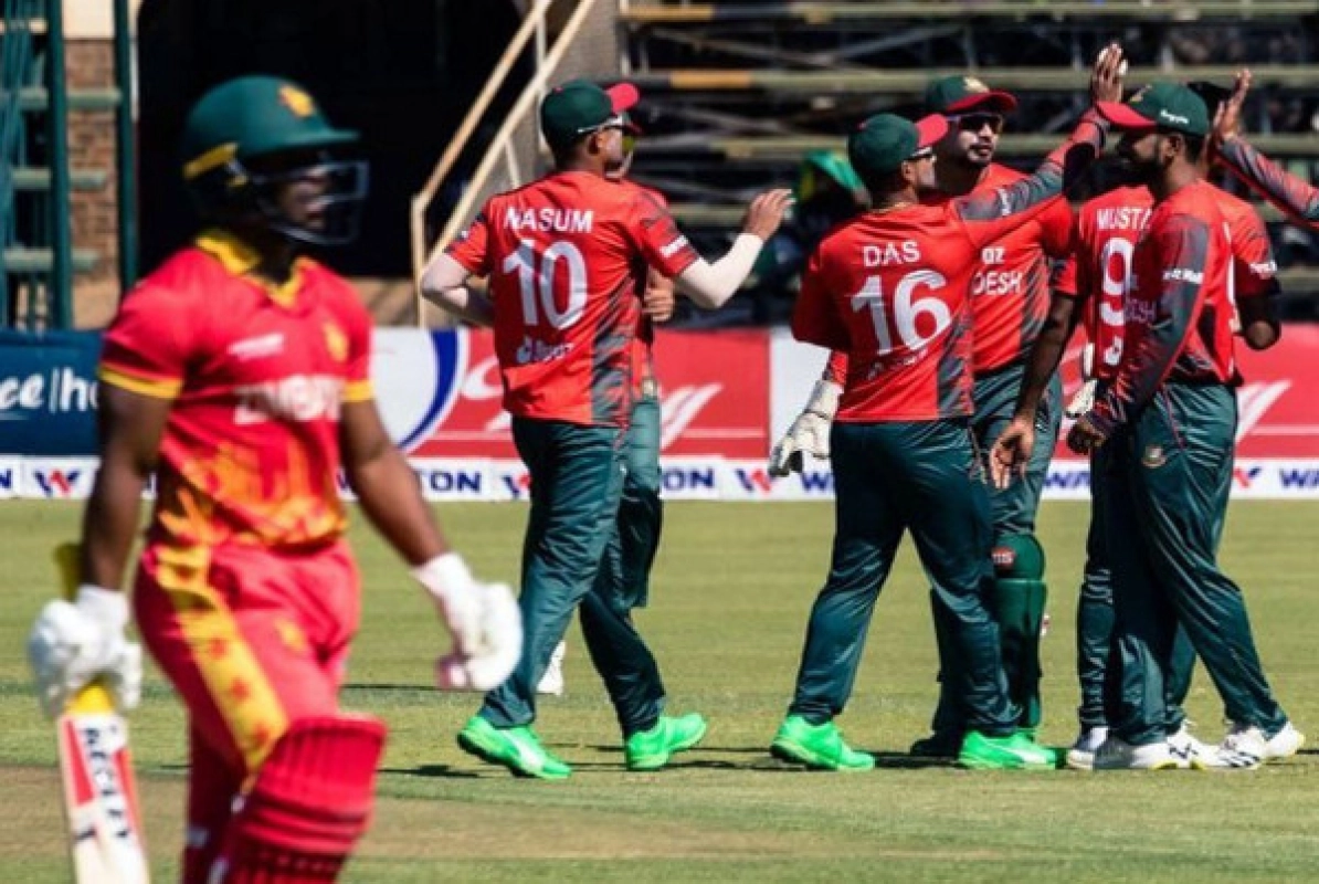 টান টান উত্তেজনায় শেষ হলো বাংলাদেশ-জিম্বাবুয়ের ম্যাচ, জেনেনিন ফলাফল
